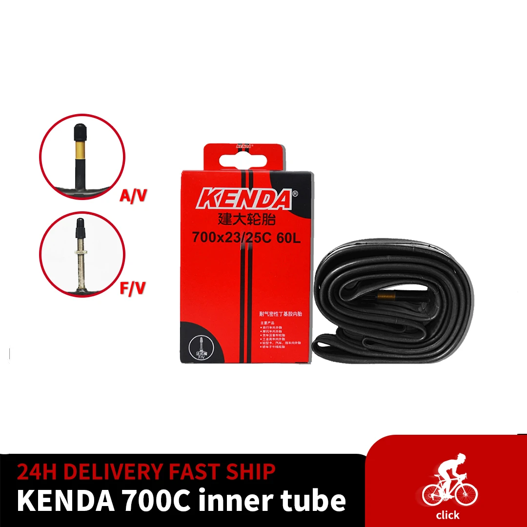 Inner Tube 700C - 1 Stück KENDA Fahrradreifen-Schlauch 700C 18-23C