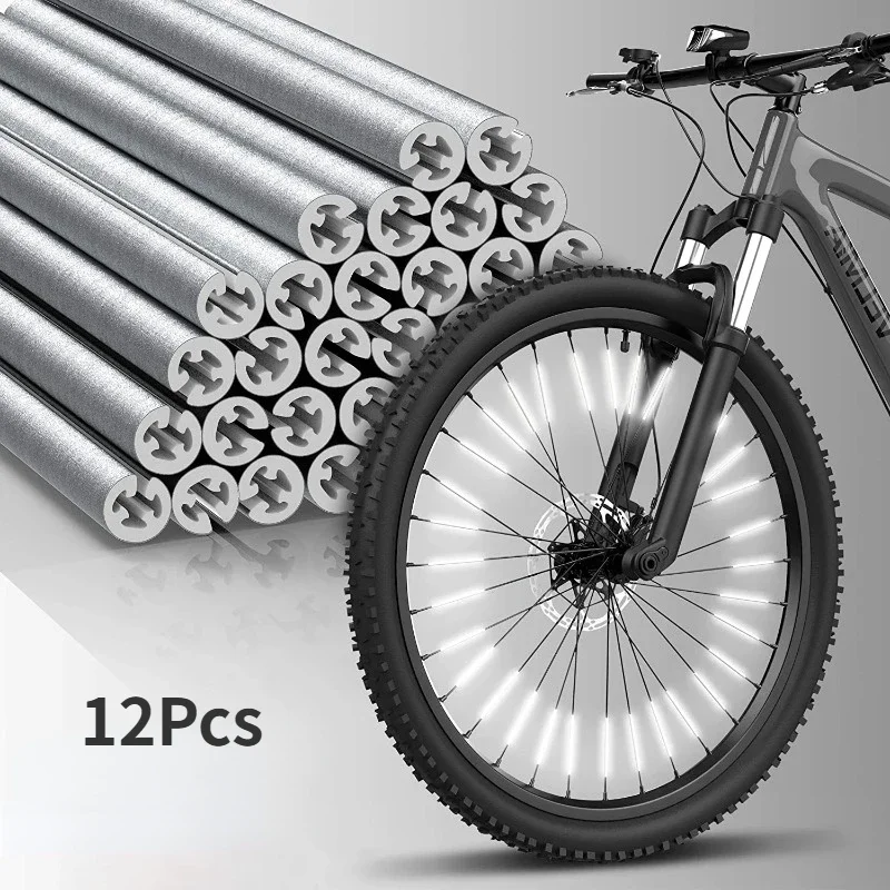 Spoke Reflector Set - 12 Teile/satz Rohr Warnung Streifen Reflektierende