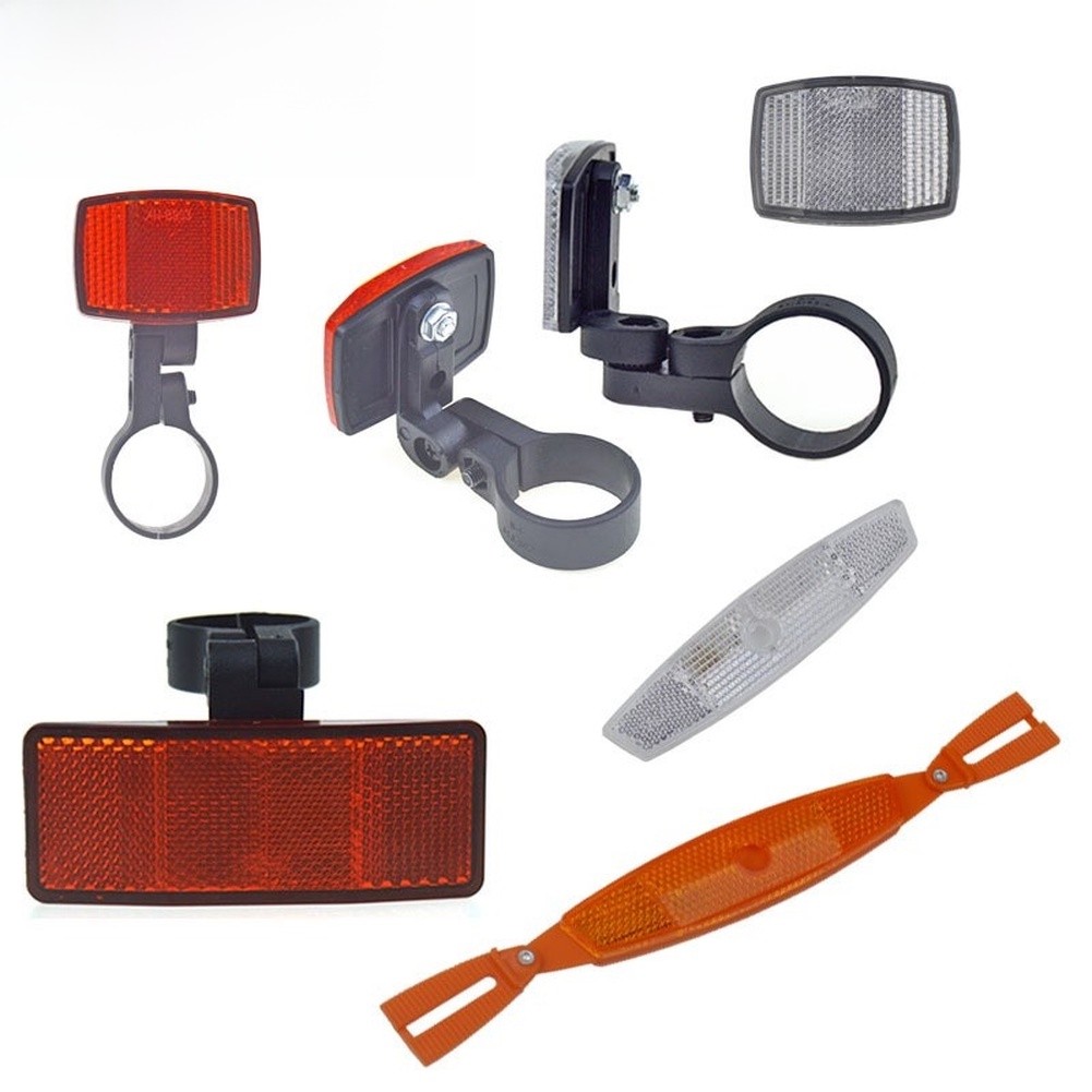 Spoke Reflector Set - Fahrrad-Speichenreflektoren-Set für verbesserte Nachtsichtbarkeit, wetterbeständig, Rot,
