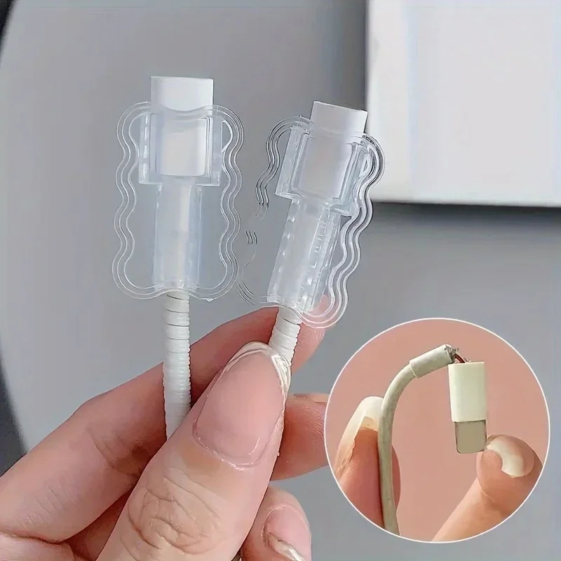 Cable Lock Flexible - Kabelschutzhüllen, Bruchsichere Kabelschoner, Handy-Zubehör, Flexibles Kabelmanagement