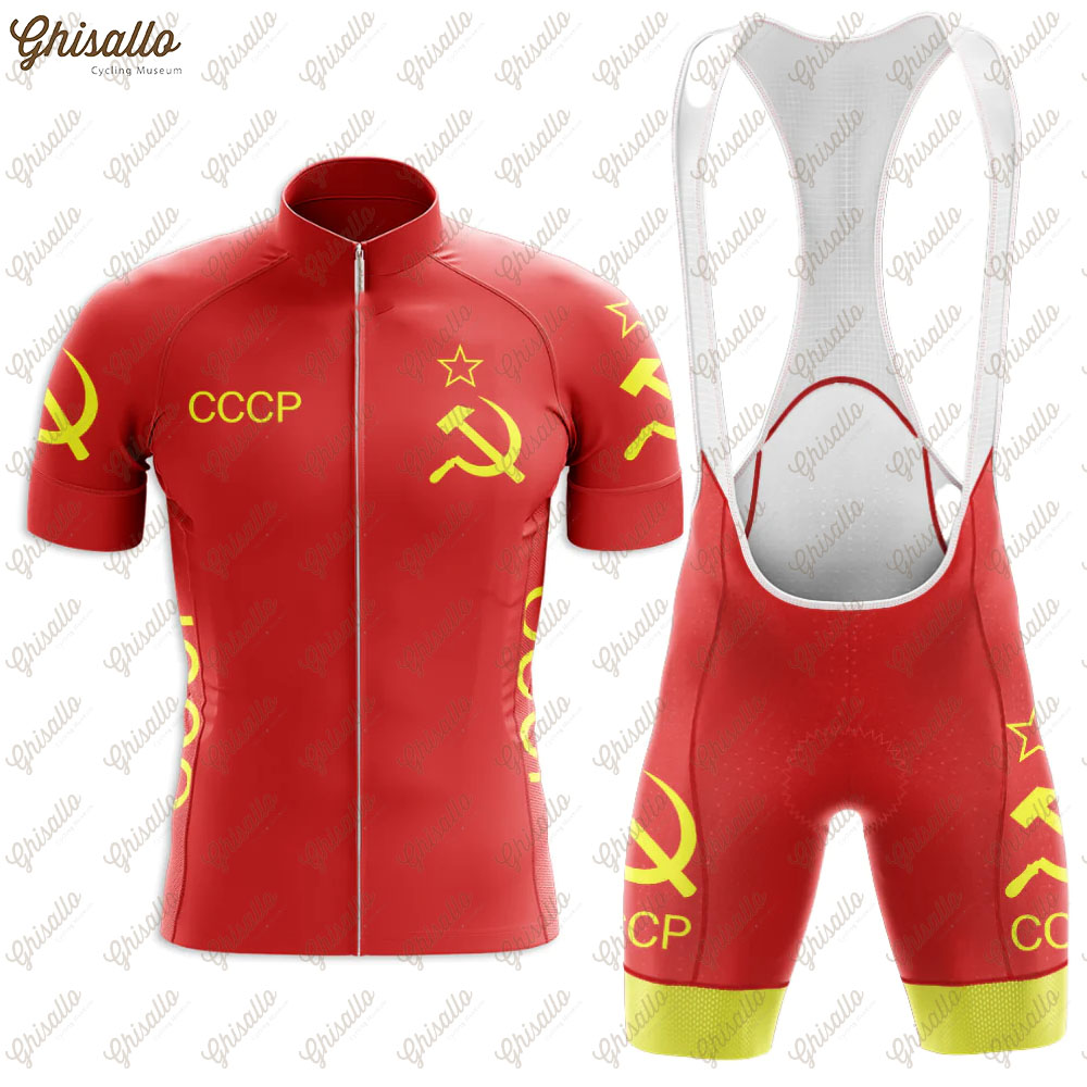 Cycling Commute Shorts - Rotes Retro-Triathlon-Team Radsport-Jersey-Set für Männer, Rennrad-Ausrüstung,