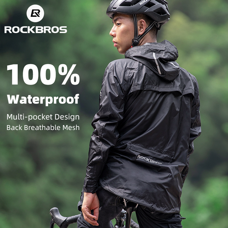 Cycling Commuter Jacket - ROCKBROS Wasserdicht Radfahren Regen Mantel Männer