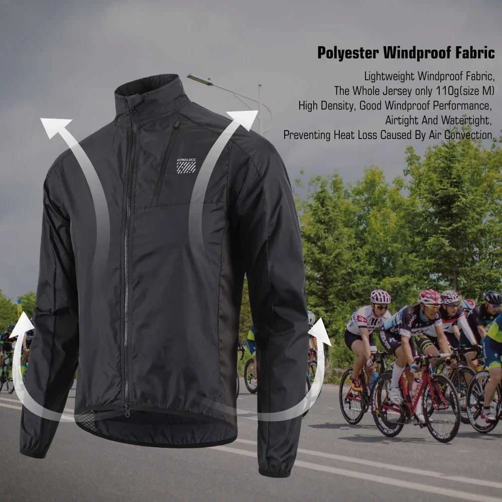 KEMALOCE Fahrradjacke Winddich – Cycling Commuter Jacket Bewertung und Preis