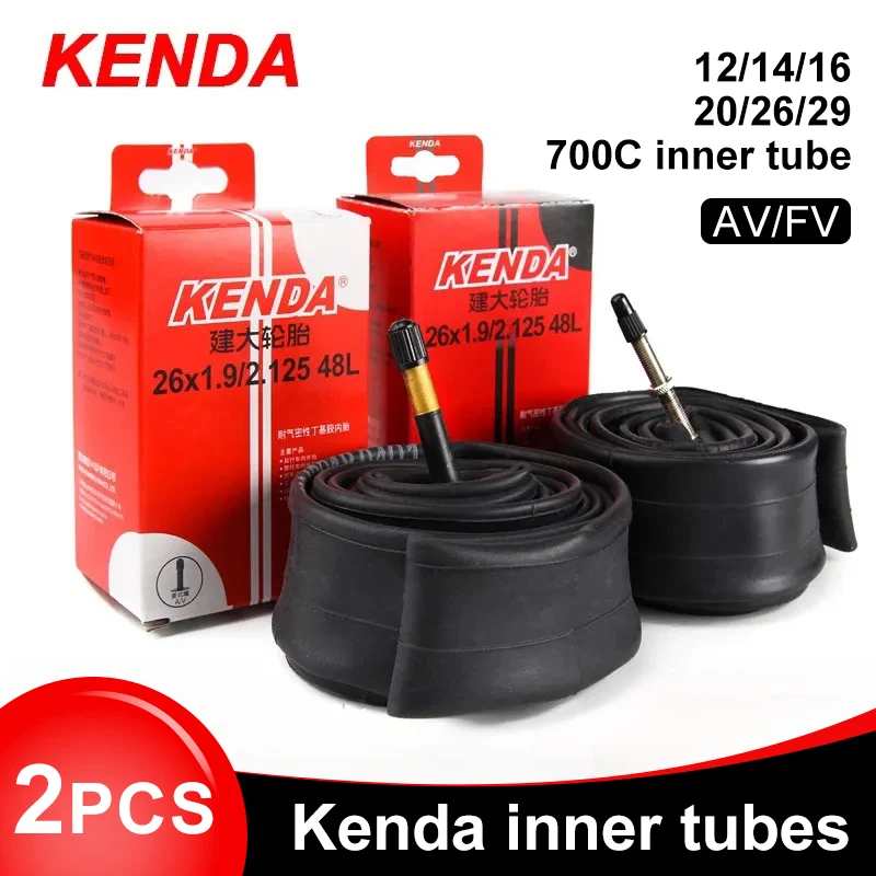 2PCS KENDA Fahrrad Innenrohr 2 – Inner Tube 700C Bewertung und Preis