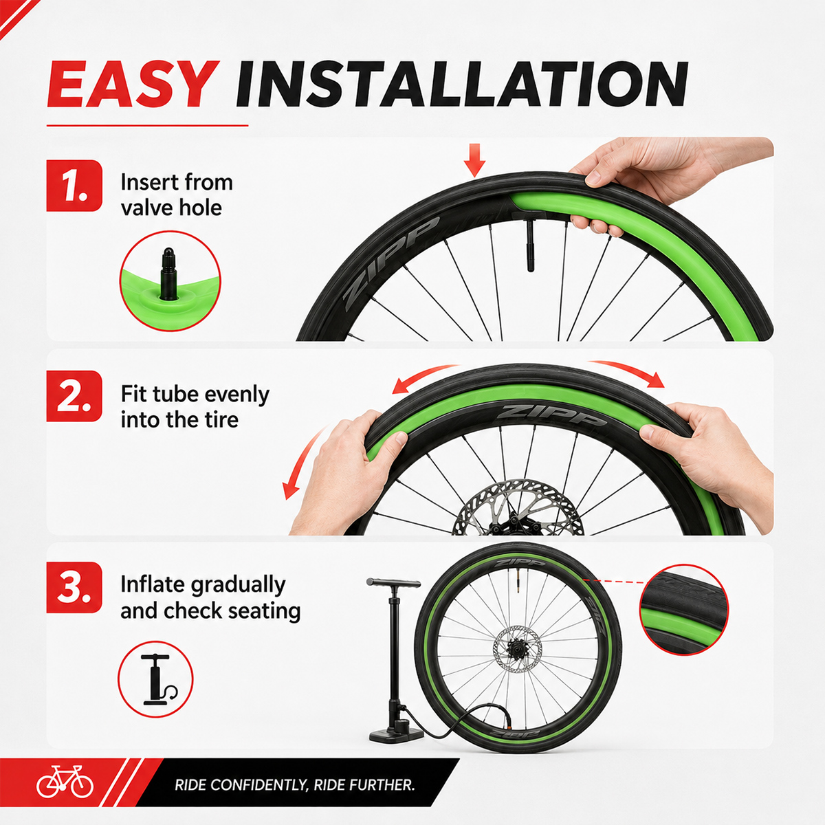 PINMOAP Leichter TPU-Fahrradsc – Inner Tube 700C Bewertung und Preis
