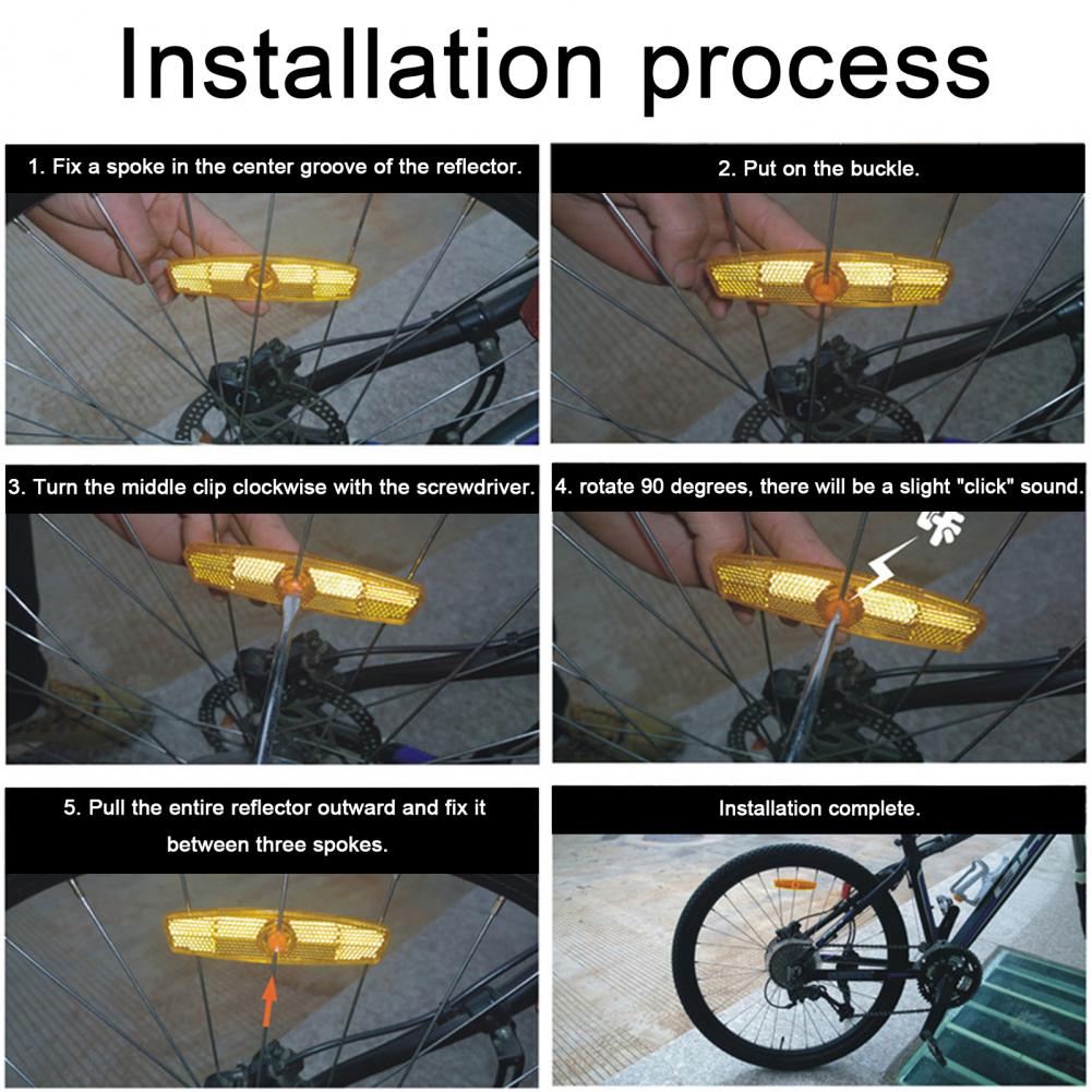 Fahrrad-Warnreflektor-Set Univ – Spoke Reflector Set Bewertung und Preis