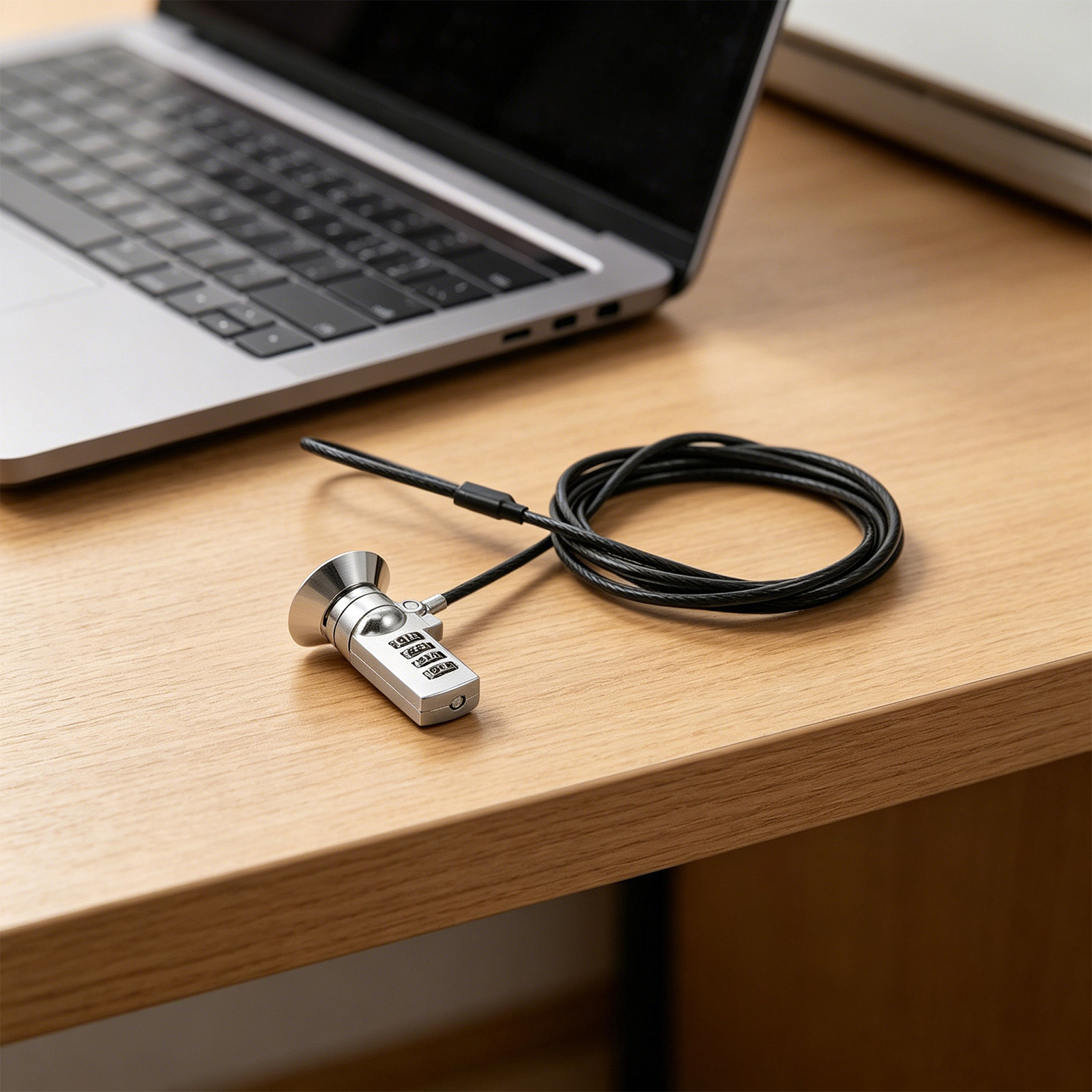 1 Set Kombinations-Laptop-Schl – Cable Lock Flexible Bewertung und Preis